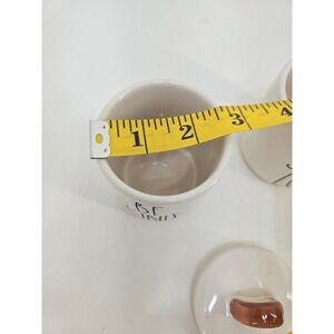 Rae Dunn Artisan Collection Mug Set "Be Kind" & "Spread Love" with Rainbow Lid